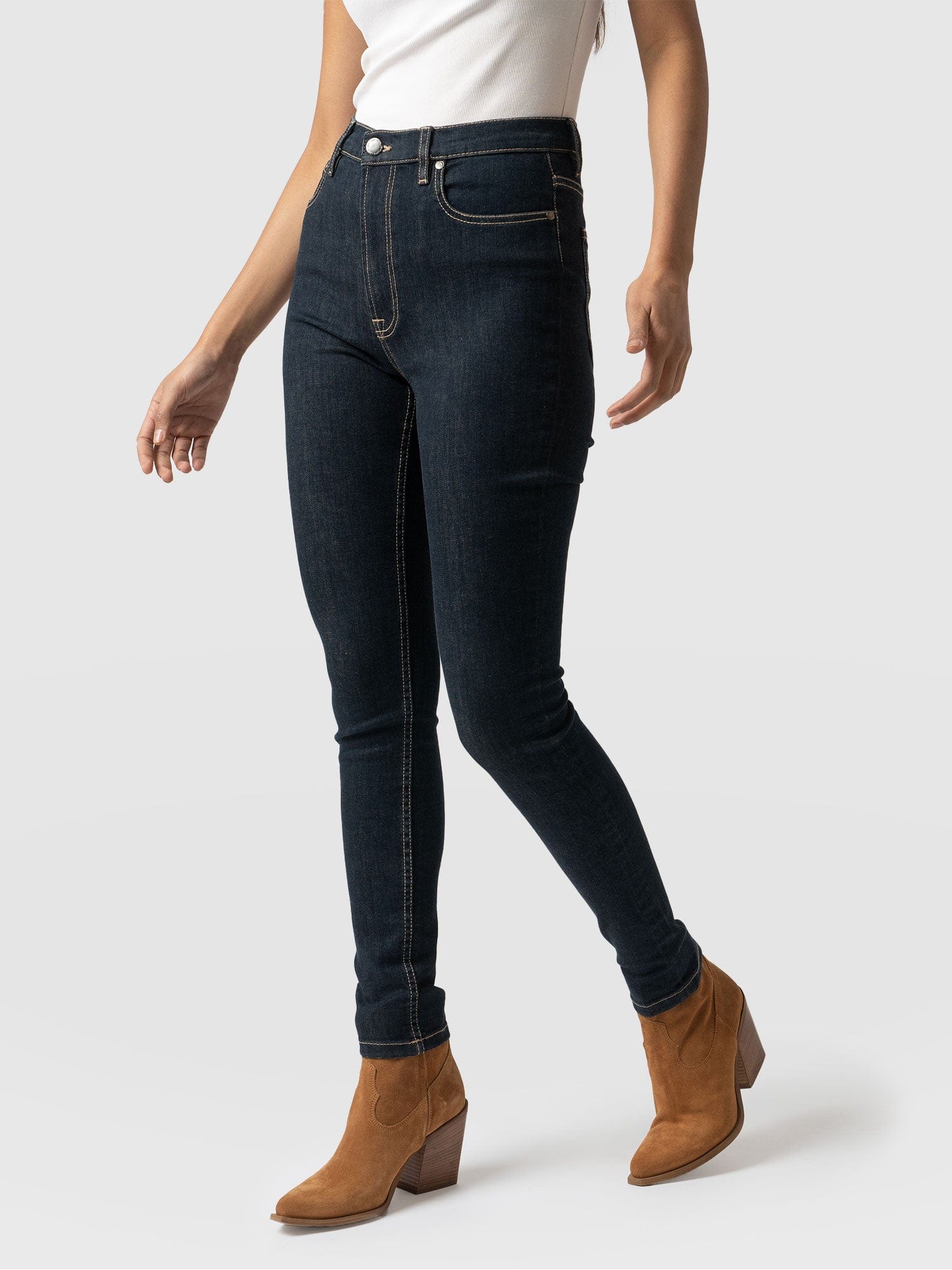 Classic Skinny Jeans Blue - Women's Jeans | Saint + Sofia® EU